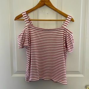 AnnTaylor cold shoulder top